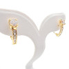 PENDIENTES MUJER ORO 18K CIRCONITA BAGUETTE