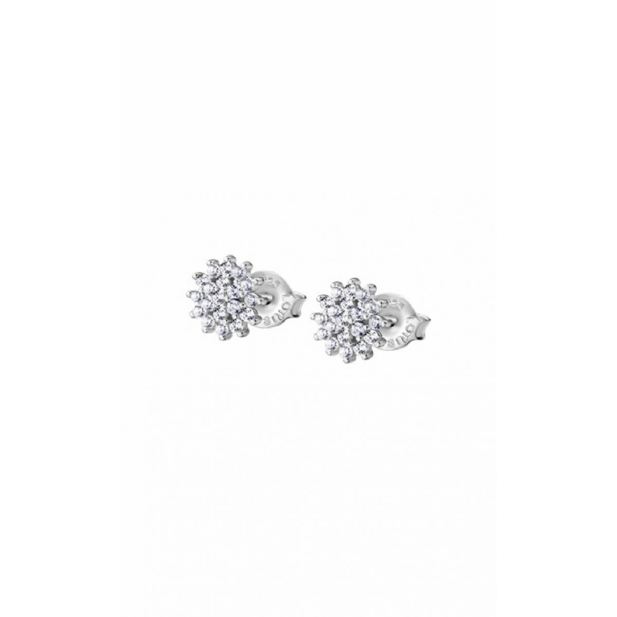 PENDIENTES LOTUS SILVER ROSETA CIRCONITAS MUJER - LP3081-4/1