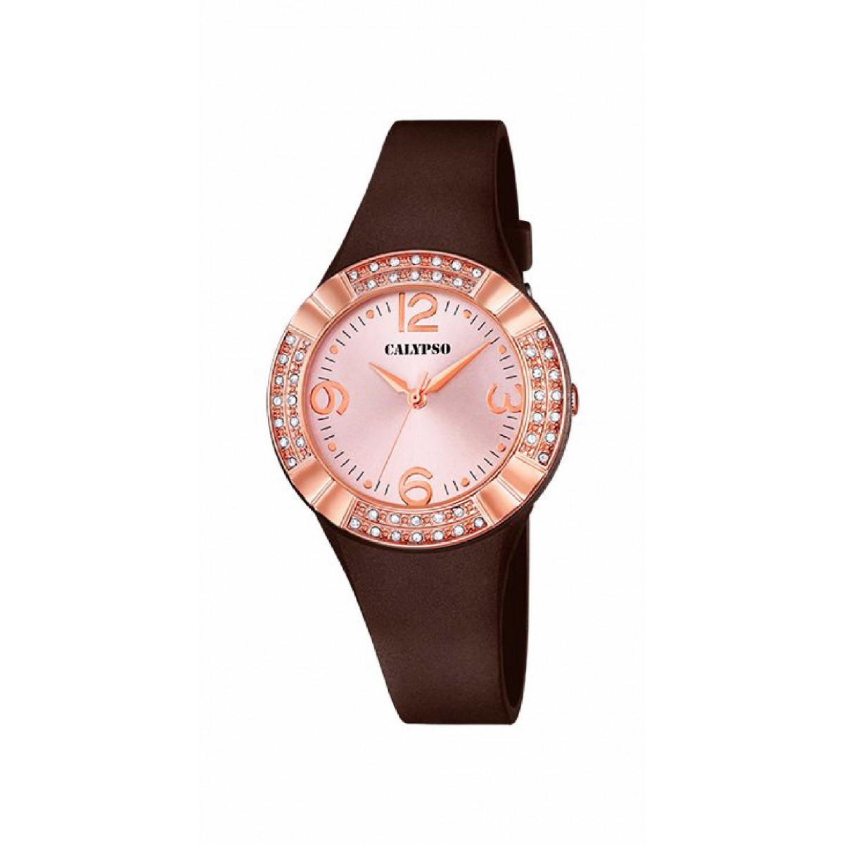 RELOJ CALYPSO MUJER CAUCHO MARRON - K5659/3