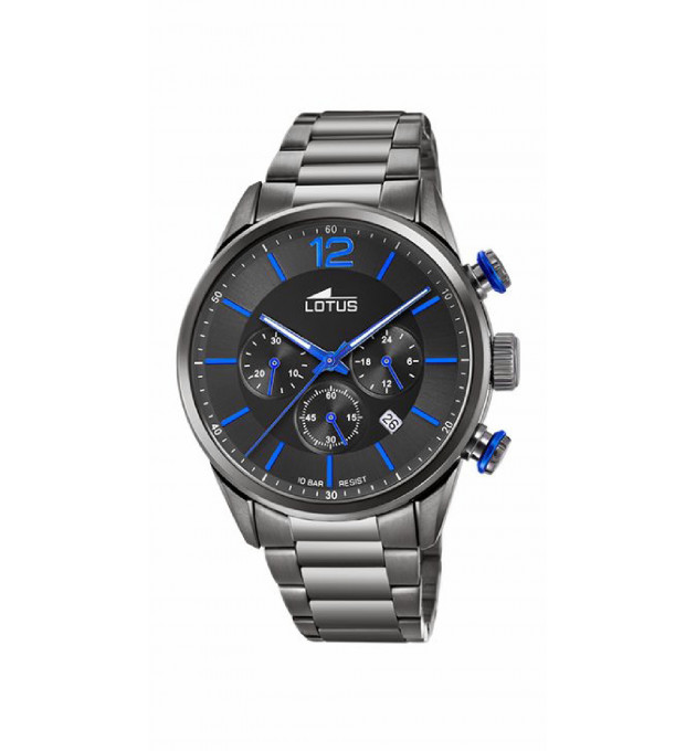 RELOJ LOTUS HOMBRE CHRONO ESF NEGRO - 18686/3