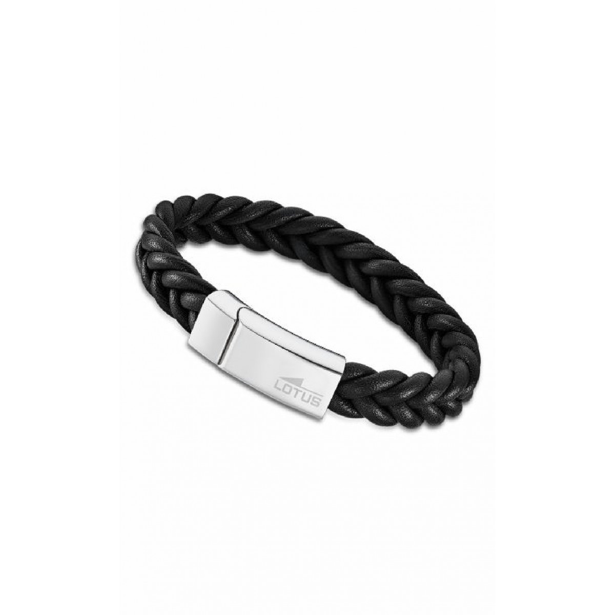 PULSERA LOTUS STYLE MEN BASIC HOMBRE CUERO NEGRO - LS2095-2/2