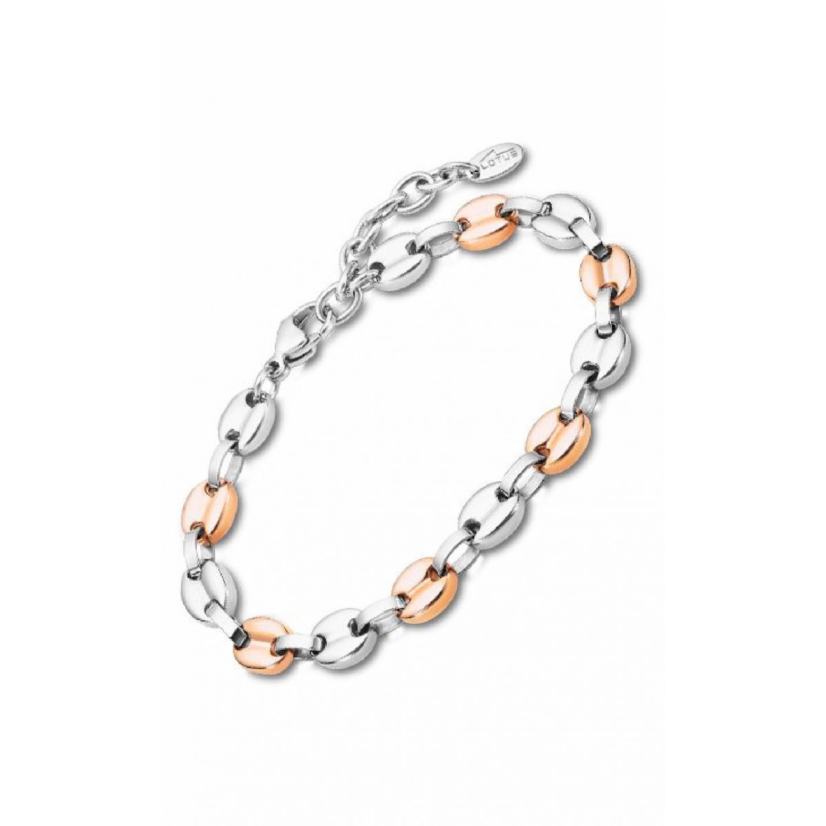 PULSERA LOTUS STYLE MUJER ACRO BICOLOR ROSADO - LS2124-2/3