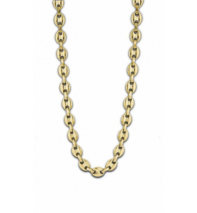 COLLAR LOTUS STYLE HOMBRE ACERO DORADO - LS2140-1/2