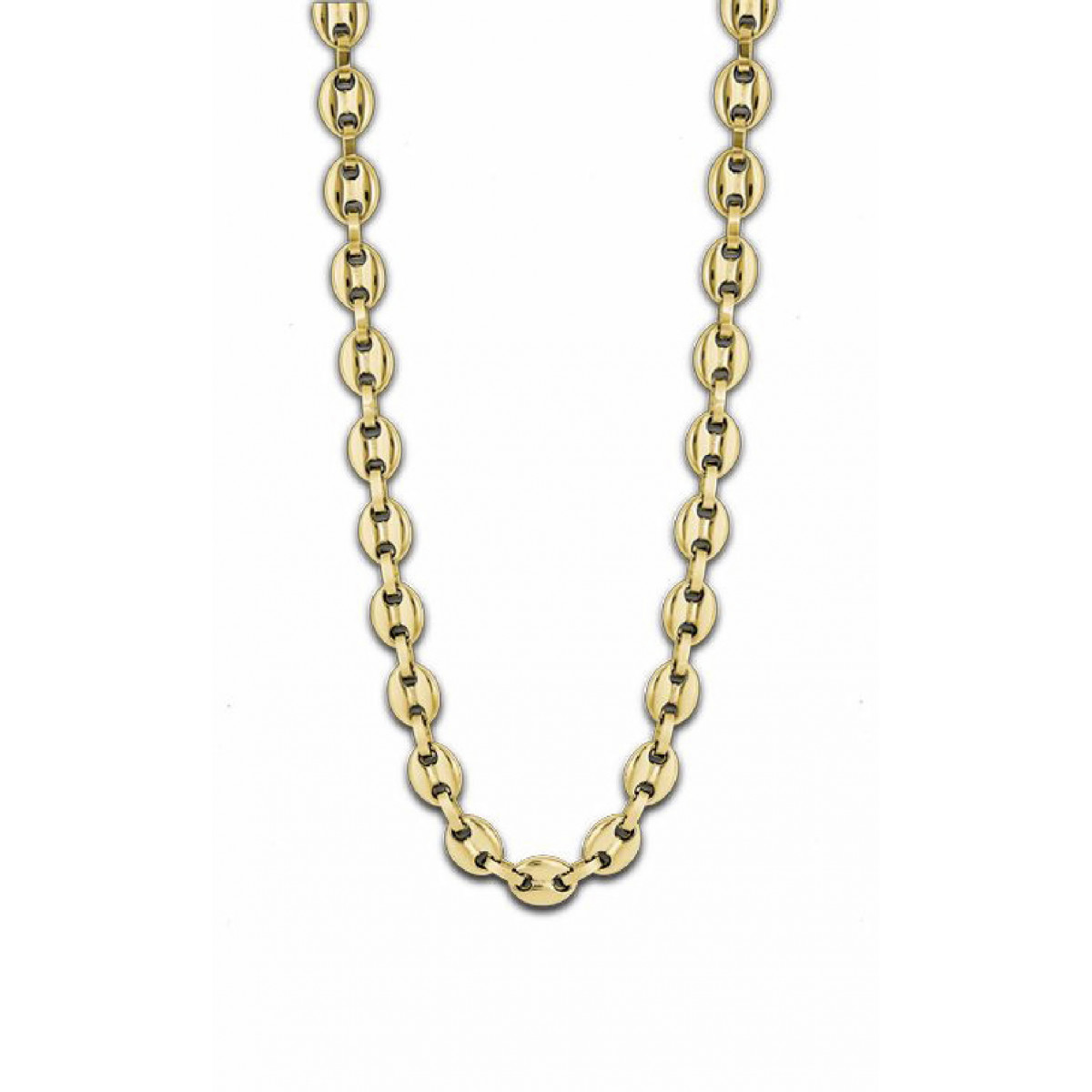 COLLAR LOTUS STYLE HOMBRE ACERO DORADO - LS2140-1/2