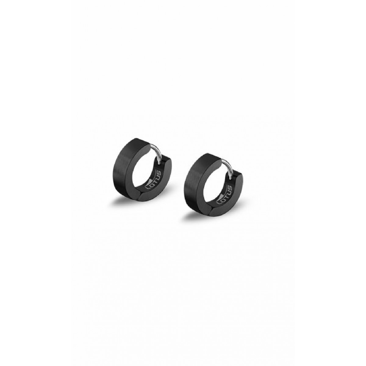 PENDIENTES LOTUS STYLE HOMBRE ACERO NEGRO - LS2160-4/5