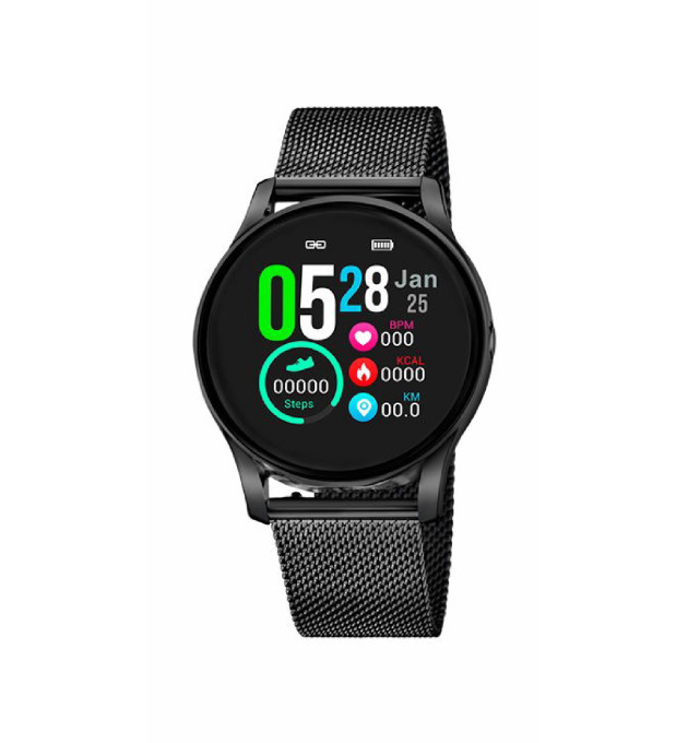 SMARTWATCH LOTUS MUJER ACERO NEGRO - 50002/A