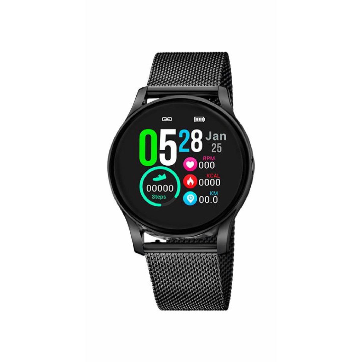 SMARTWATCH LOTUS MUJER ACERO NEGRO - 50002/A