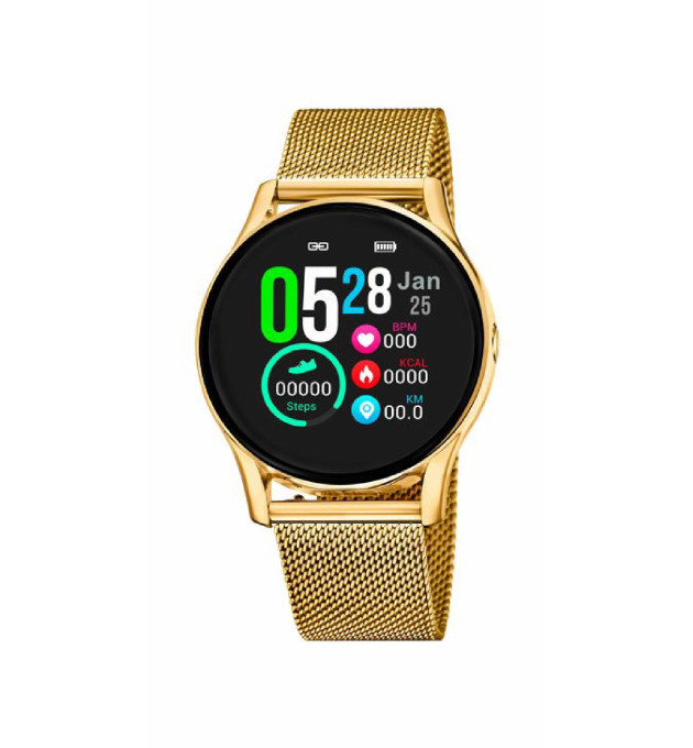 SMARTWATCH LOTUS MUJER ACERO DORADO - 50003/A