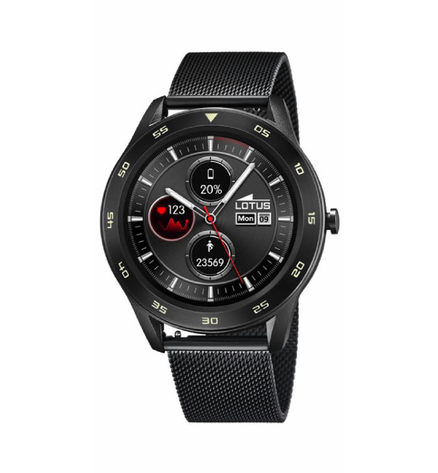 SMARTWATCH LOTUS HOMBRE ACERO NEGRO - 50010/A