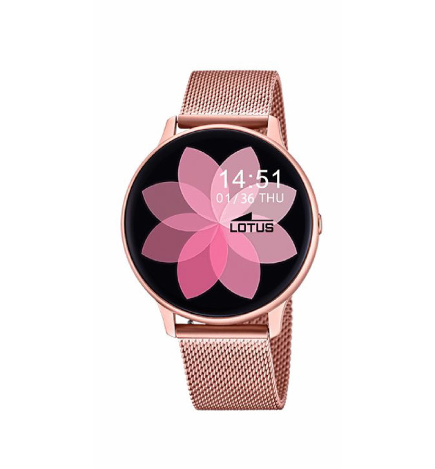 SMARTWATCH LOTUS MUJER ACERO ROSADO - 50015/A