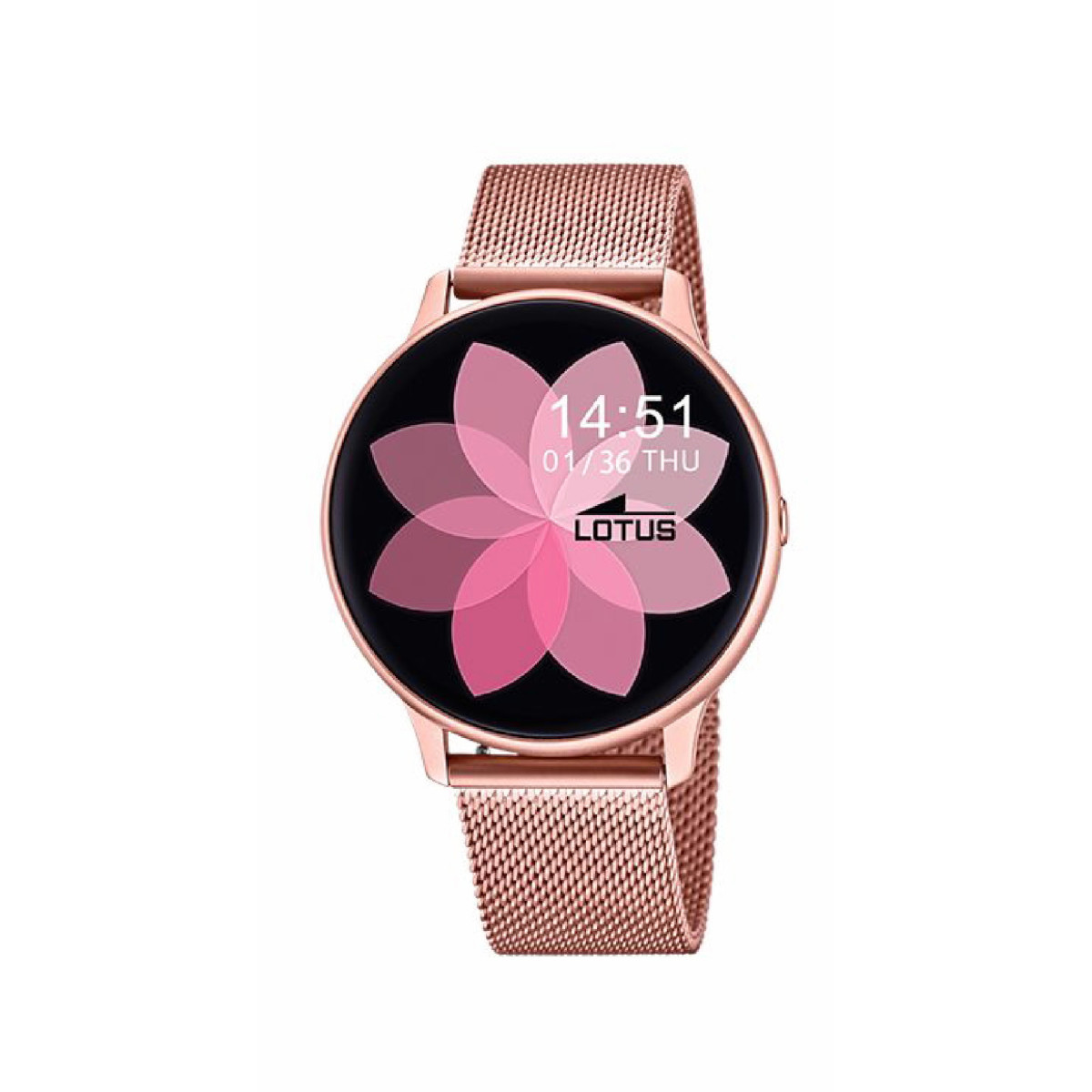 SMARTWATCH LOTUS MUJER ACERO ROSADO - 50015/A