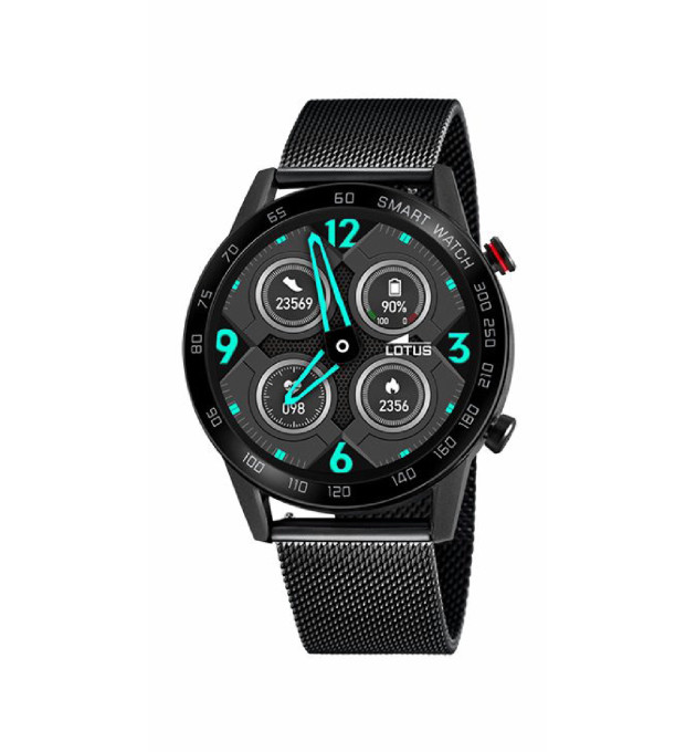 SMARTWATCH LOTUS HOMBRE ACERO NEGRO - 50018/1