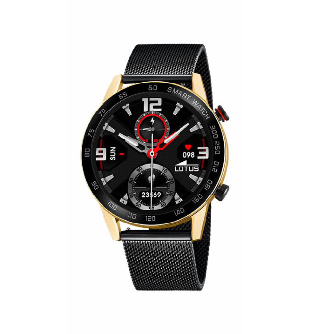 SMARTWATCH LOTUS HOMBRE ACERO NEGRO - 50019/1