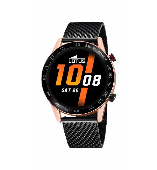 SMARTWATCH LOTUS HOMBRE ACERO NEGRO - 50025/1