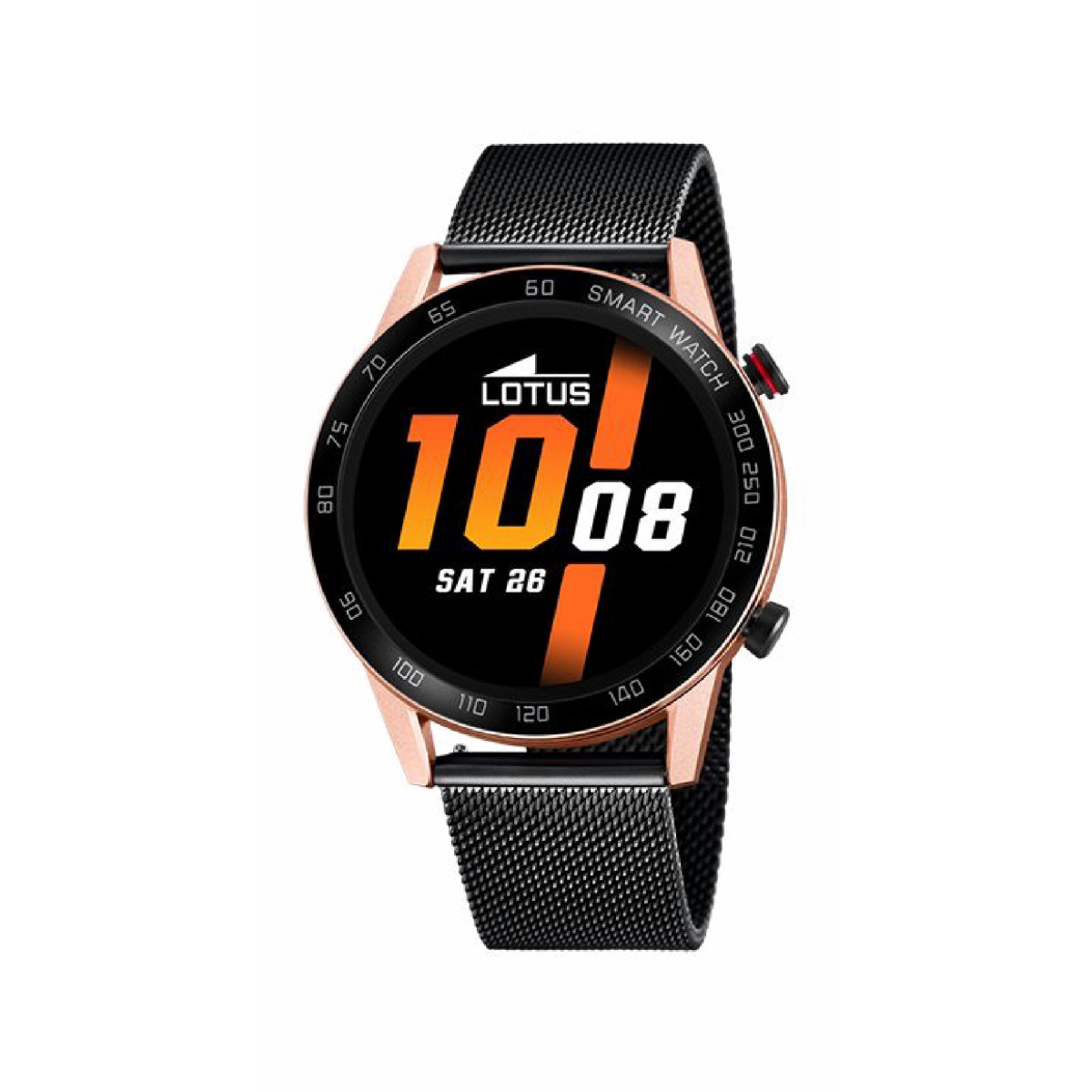 SMARTWATCH LOTUS HOMBRE ACERO NEGRO - 50025/1