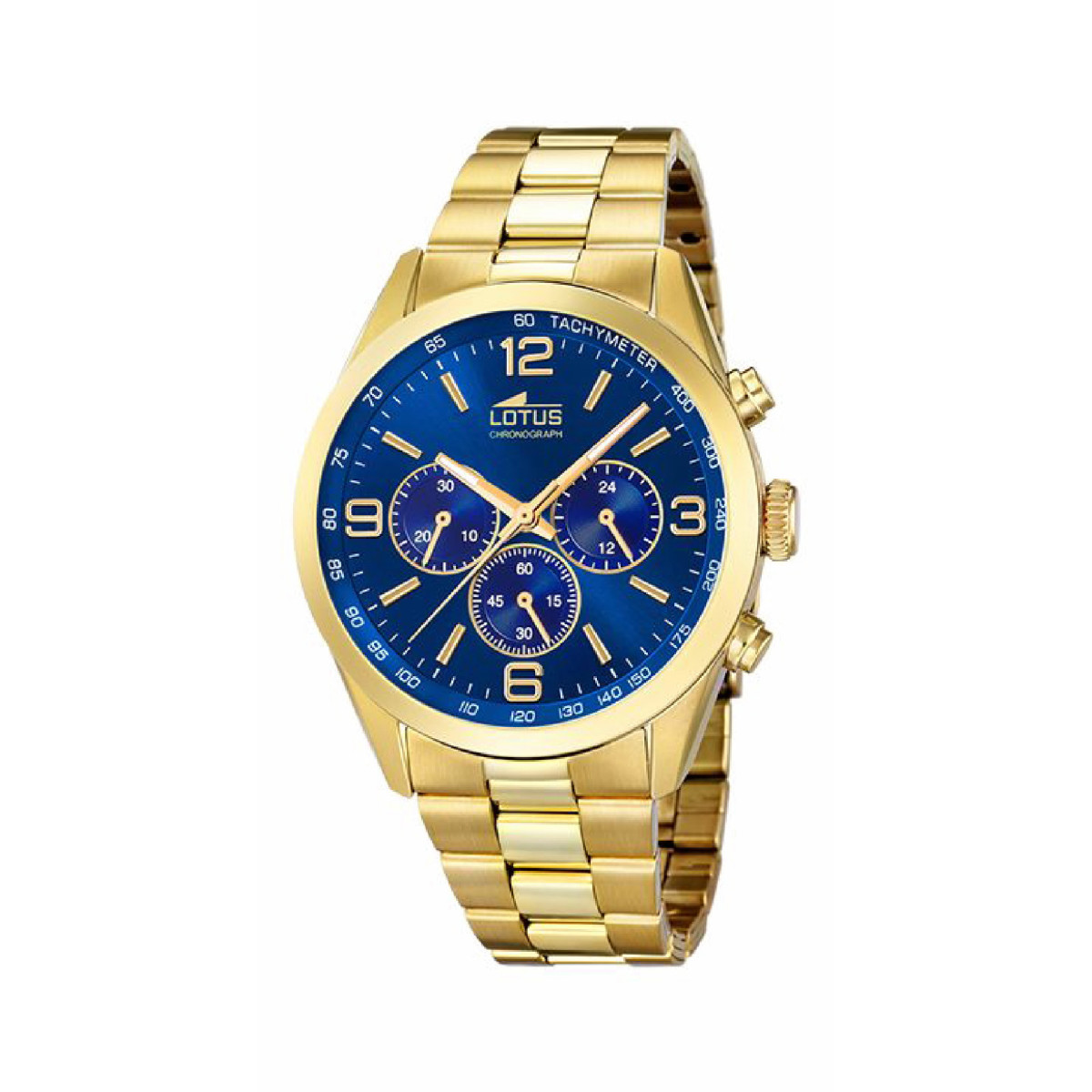 RELOJ LOTUS MINIMALIST HOMBRE,DORADO AZUL - 18153/A