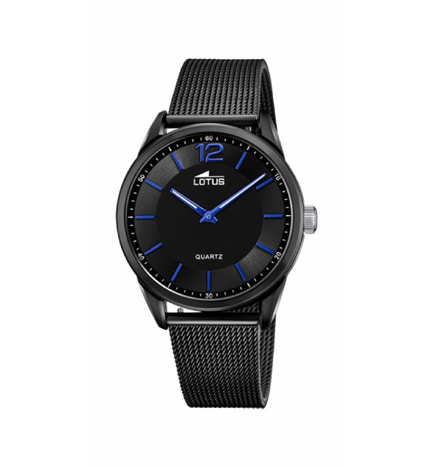 RELOJ LOTUS HOMBRE MINIMALIST ESFERA NEGRA - 18736/2