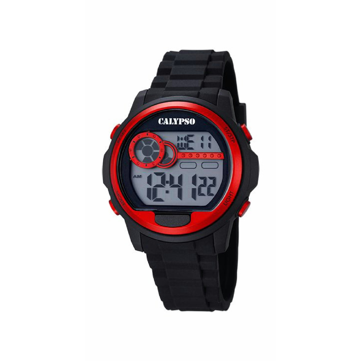 RELOJ CALYPSO DIGITAL HOMBRE NEGRO/ROJO - K5667/2