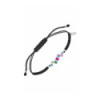 PULSERA LOTUS SILVER MUJER HILO NEGRO COLORES - LP1979-2/4