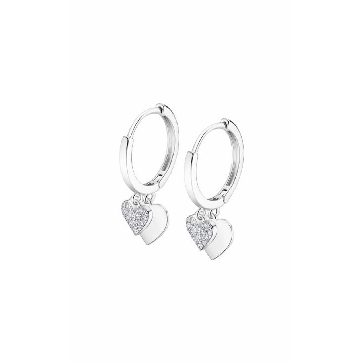 PENDIENTES LOTUS SILVER CORAZON MUJER - LP3274-4/1