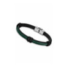 PULSERA LOTUS STYLE HOMBRE PIEL VERDE Y NEGRO - LS1829-2/8