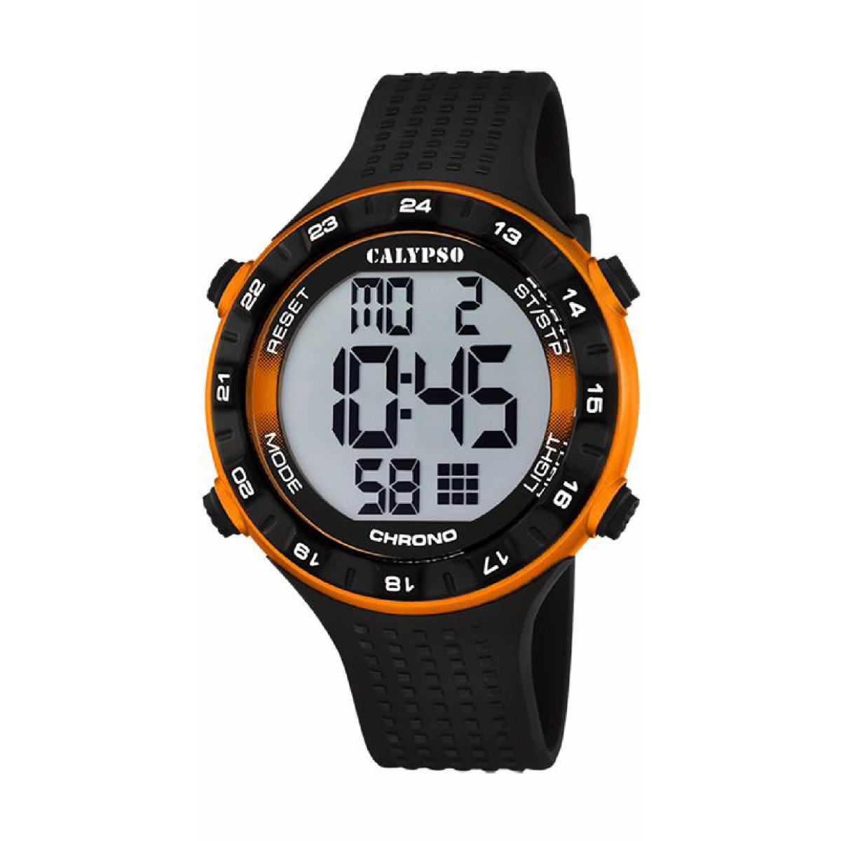 RELOJ CALYPSO DIGITAL HOMBRE NEGRO/NARANJA - K5663/3