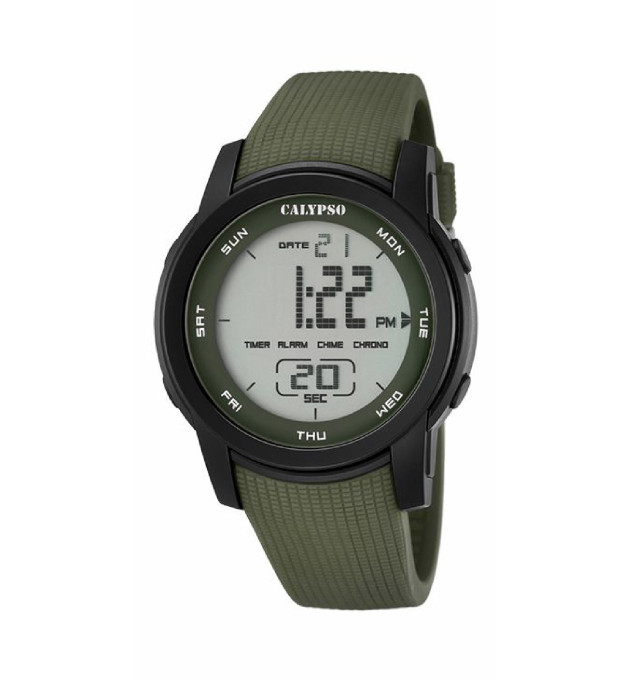 RELOJ CALYPSO HOMBRE DIGITAL VERDE/NEGRO - K5698/4