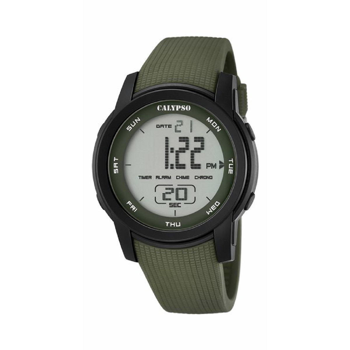 RELOJ CALYPSO HOMBRE DIGITAL VERDE/NEGRO - K5698/4