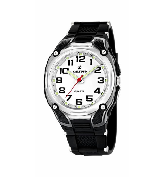 RELOJ CALYPSO HOMBRE ANALÓGICO NEGRO - K5560/4