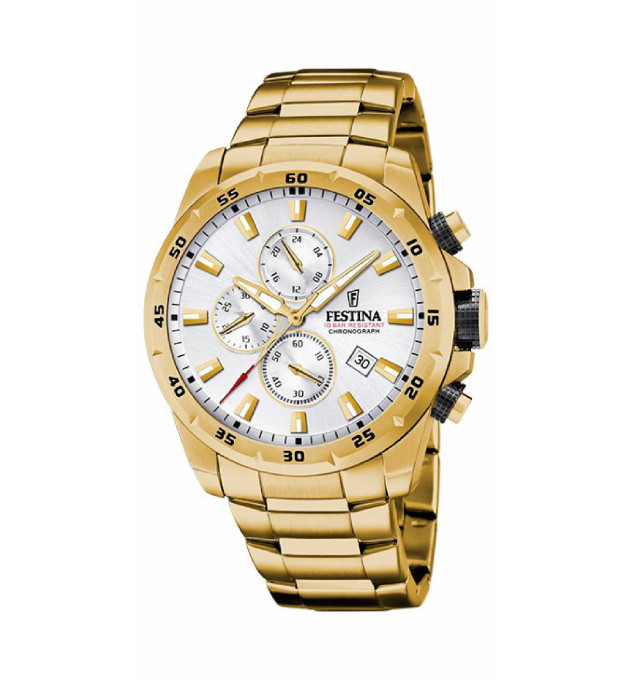 RELOJ FESTINA HOMBRE TIMELESS CHRONOGRAPH DORADO - F20541/1