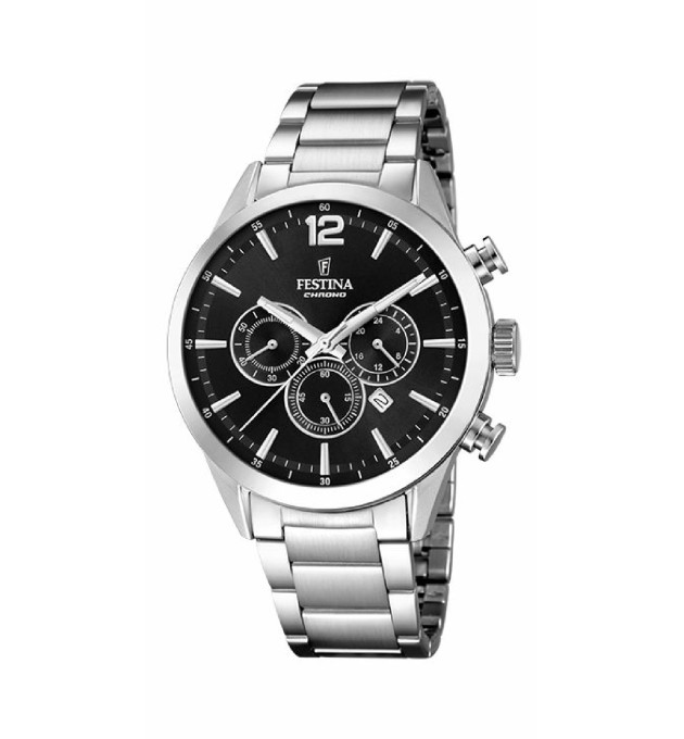 RELOJ FESTINA HOMBRE TIMELESS CRONOGRAPH ESFERA NEGRO - F20343/8