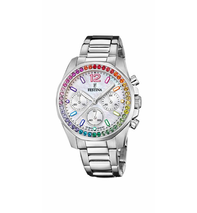 RELOJ FESTINA MUJER RAINBOW PLATEADO - F20606/2