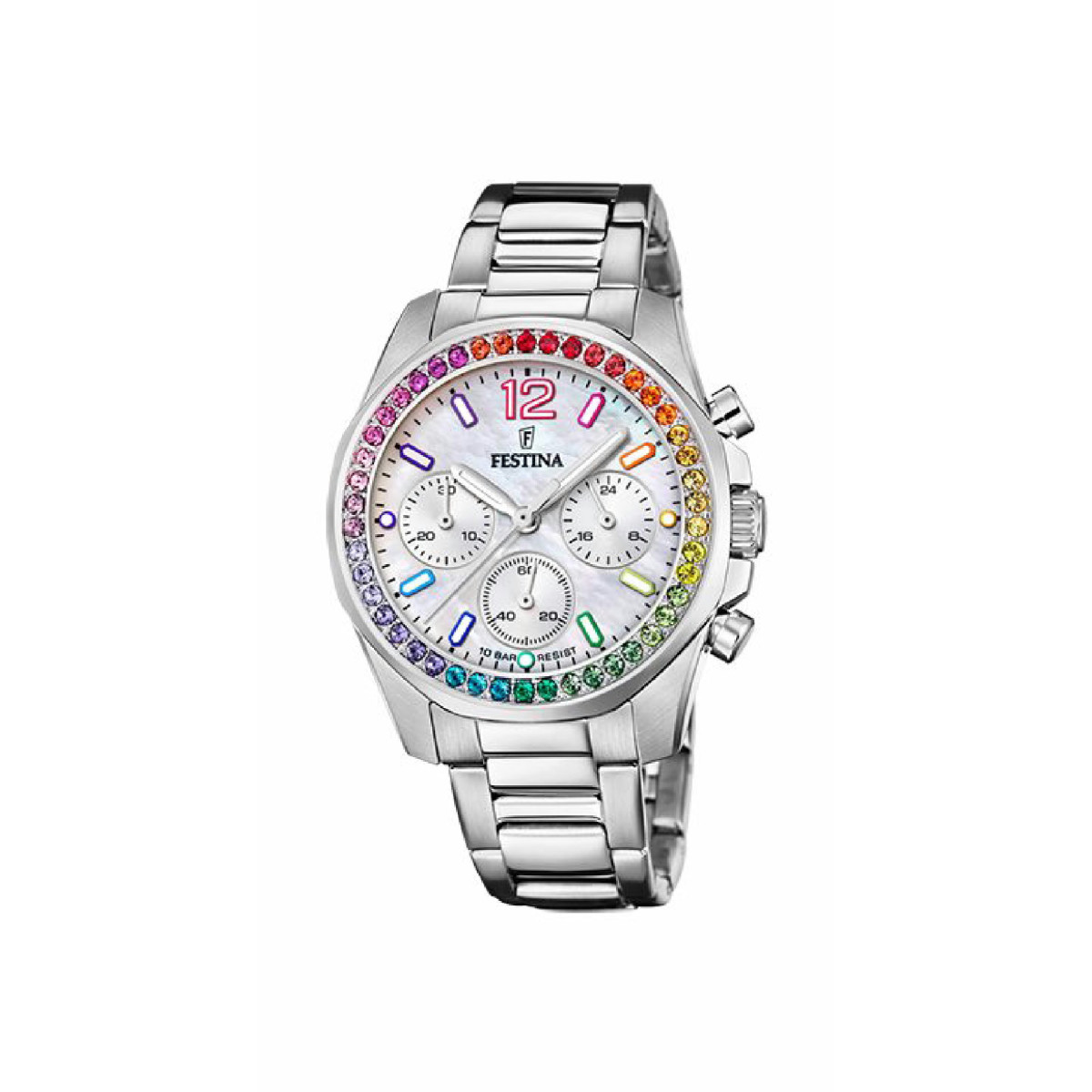 RELOJ FESTINA MUJER RAINBOW PLATEADO - F20606/2