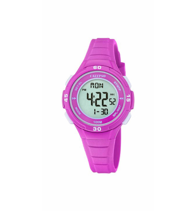 RELOJ CALYPSO NIÑA DIGITAL CAUCHO FUCSIA - K5830/4