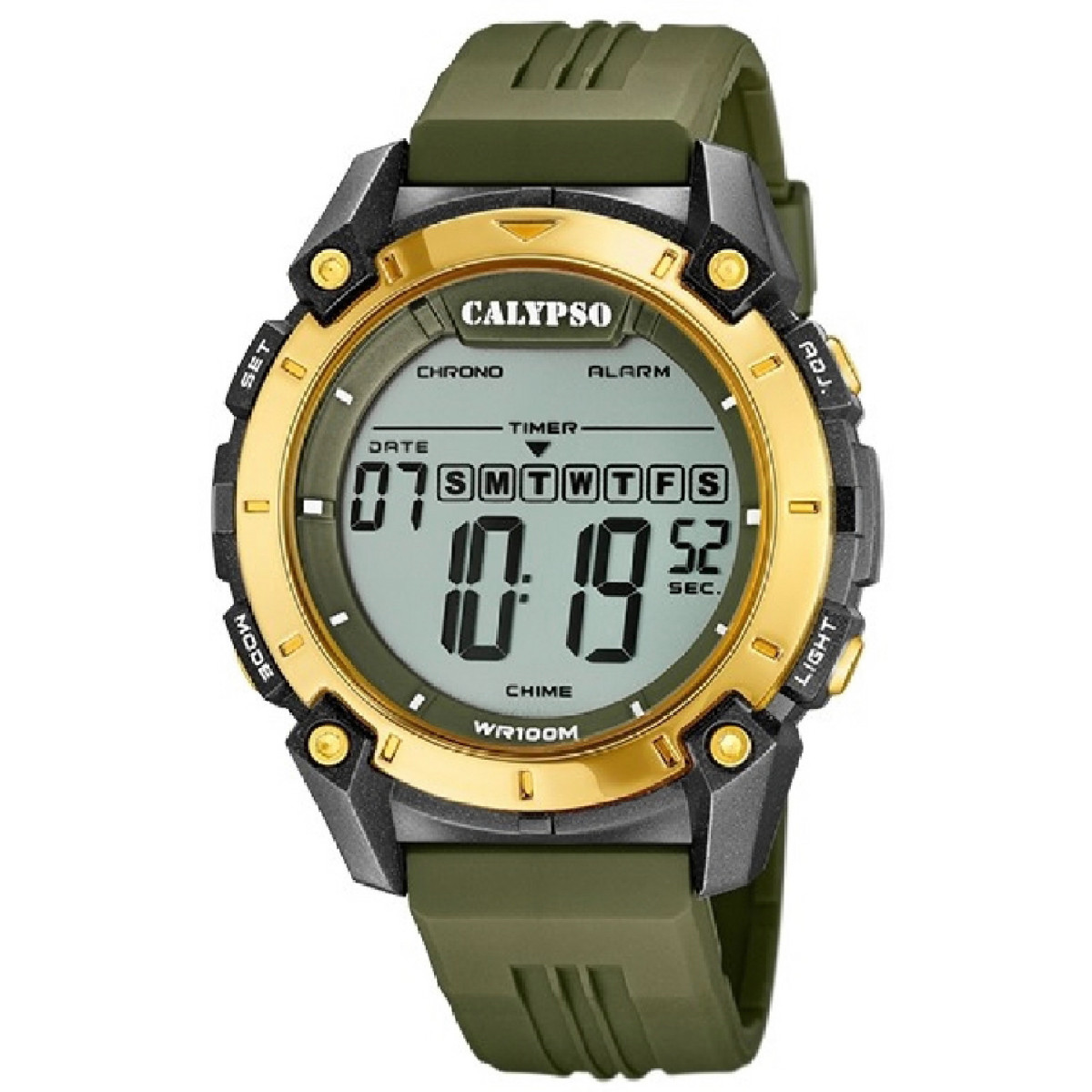 RELOJ CALYPSO HOMBRE DIGITAL CAUCHO VERDE - K5814/1