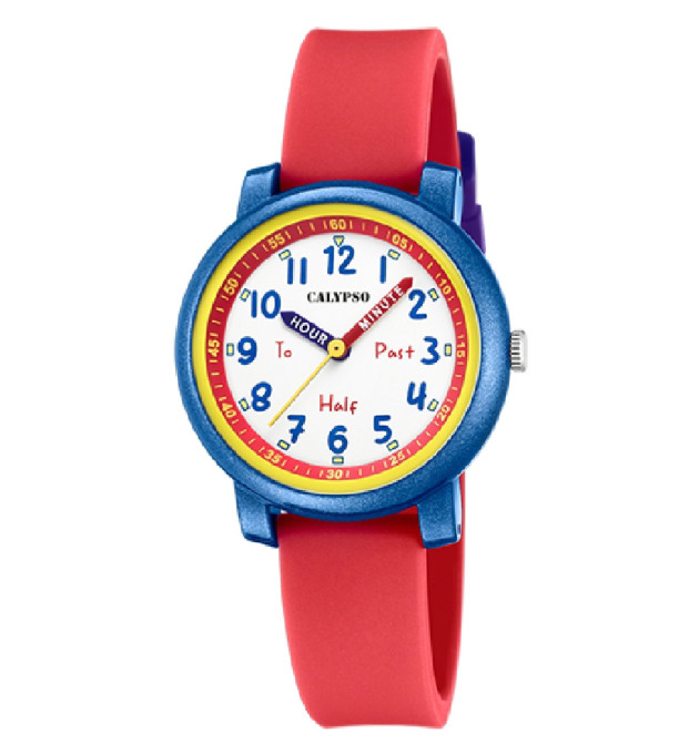 RELOJ CALYPSO NIÑO ANALOGICO ROJO - K5827/5