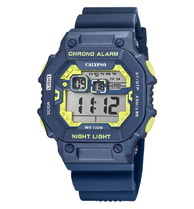 RELOJ CALYPSO X-TREM HOMBRE DIGITAL AZUL - K5840/4