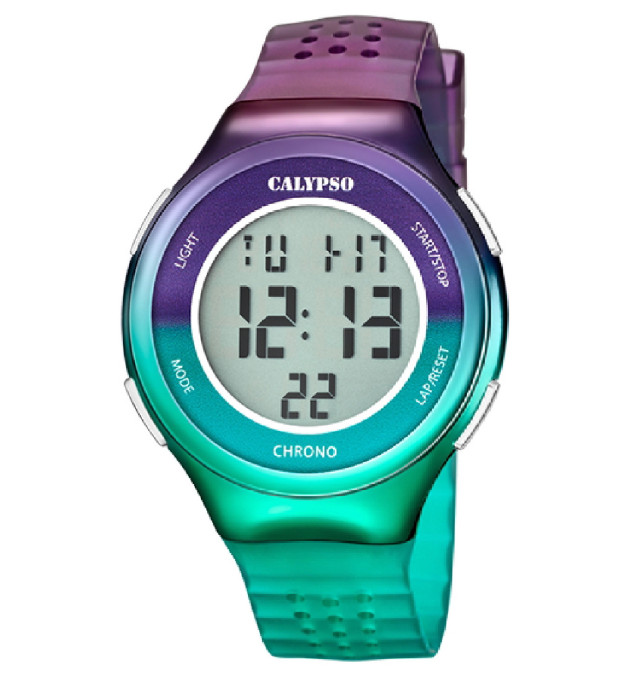 RELOJ CALYPSO UNISEX SPLASH LILA/VERDE - K5841/2