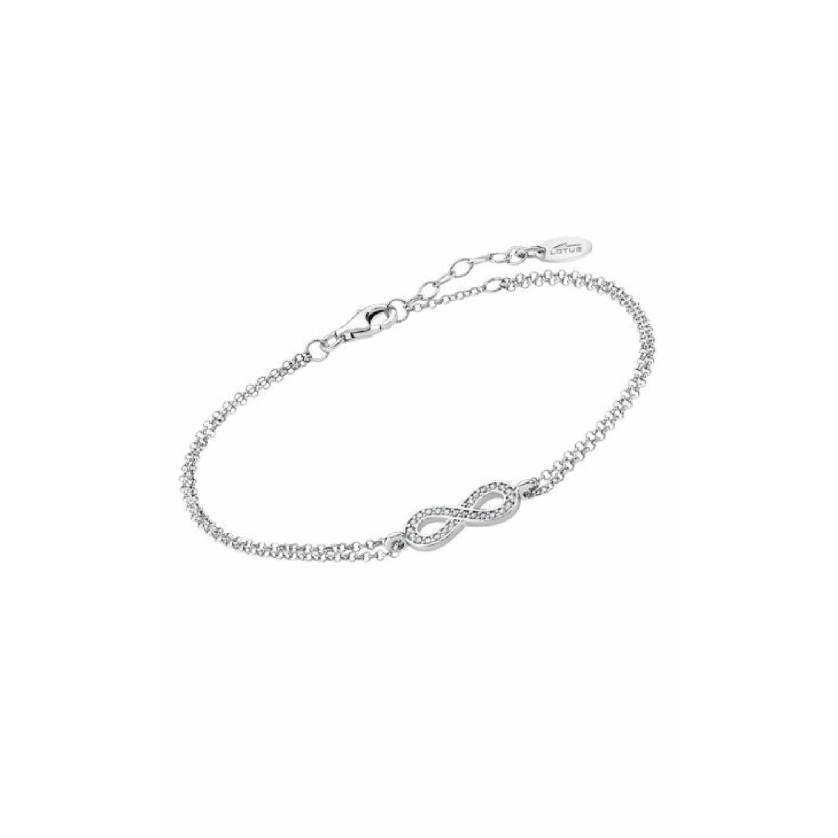 LOTUS SILVER PULSERA SRA.DOBLE.INFINITO - LP1859-2/1