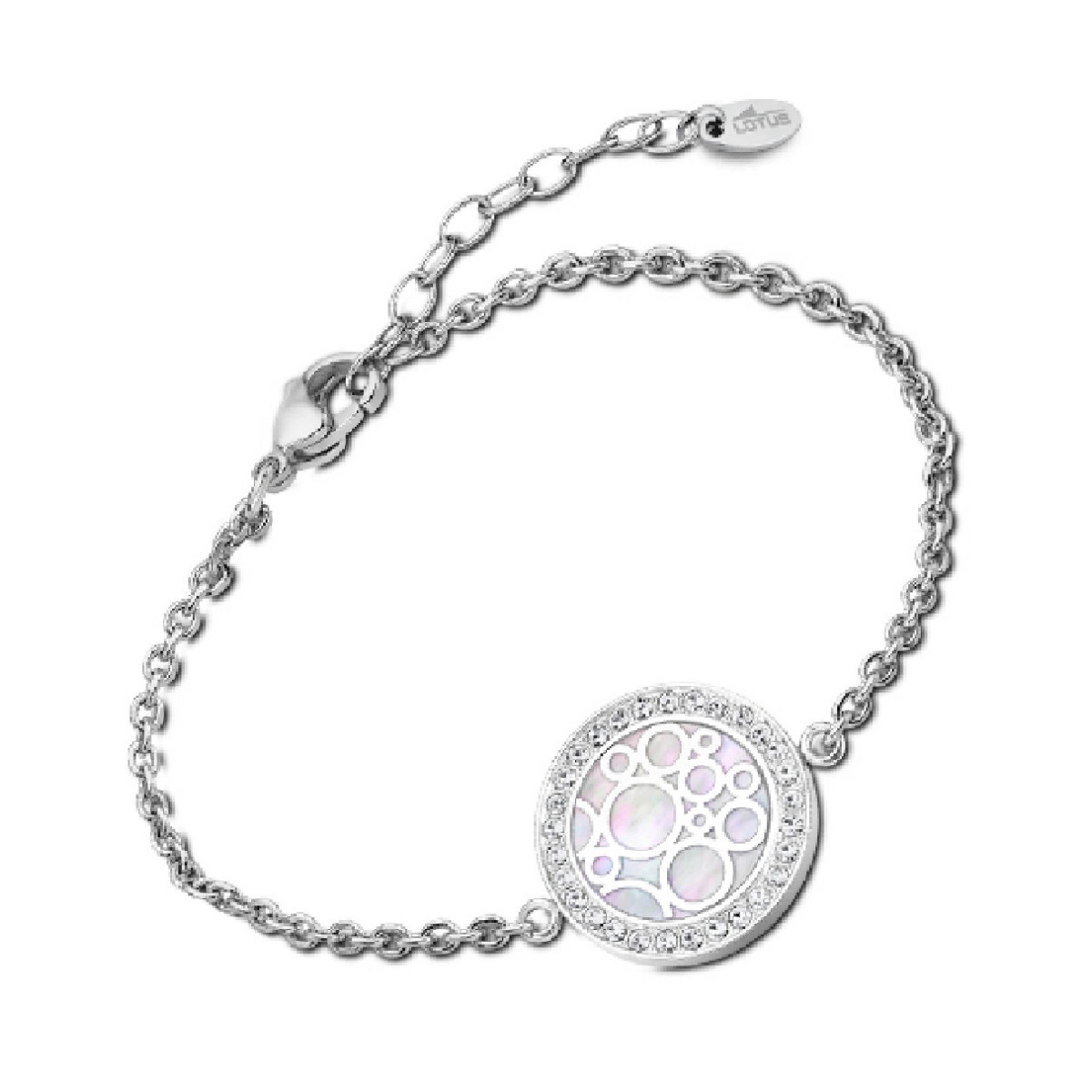 PULSERA GEOMÉTRICO LOTUS STYLE ACERO MUJER - LS2179-2/1