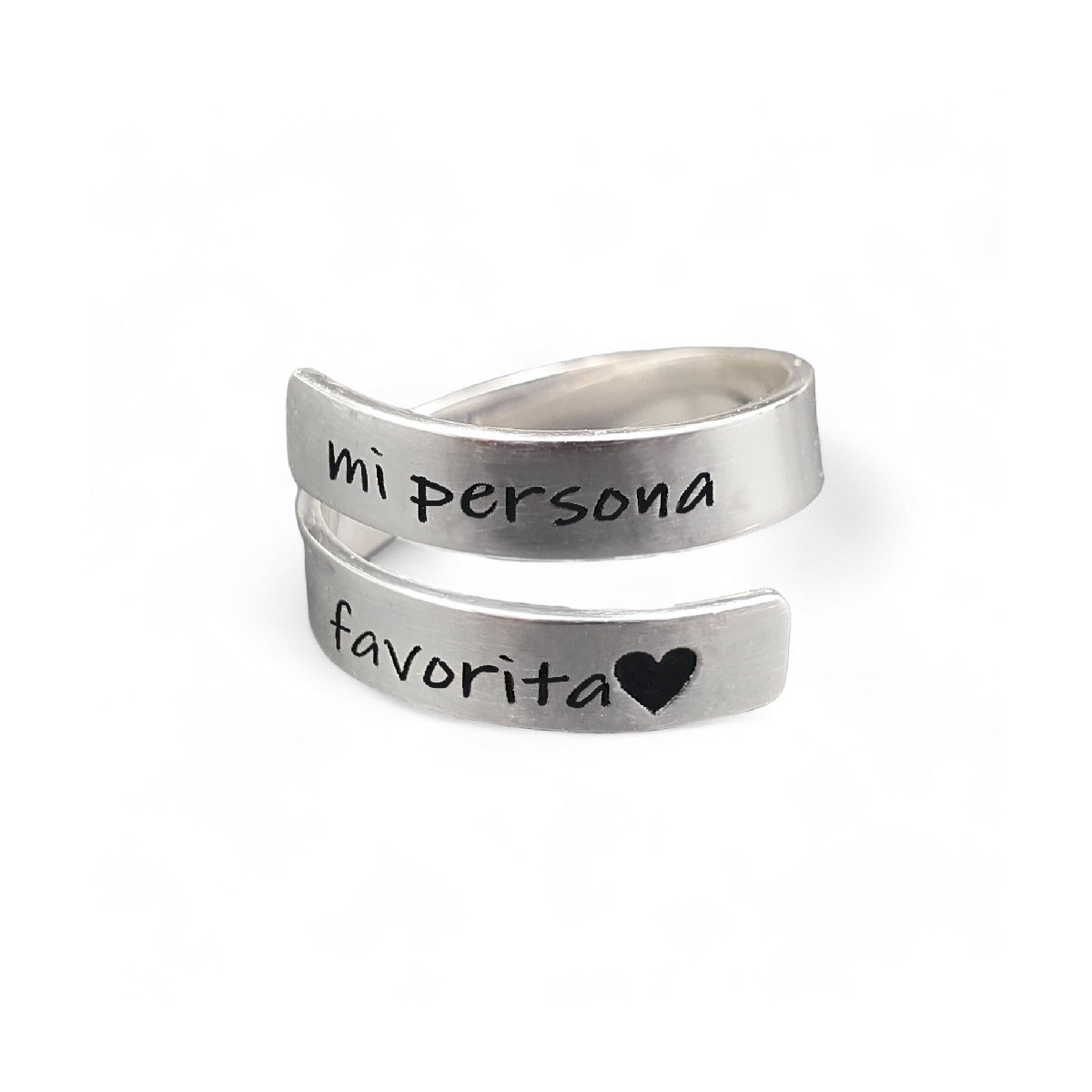 ANILLO PLATA MI PERSONA FAVORITA