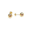 PENDIENTES BOLAS ORO 18K 7MM