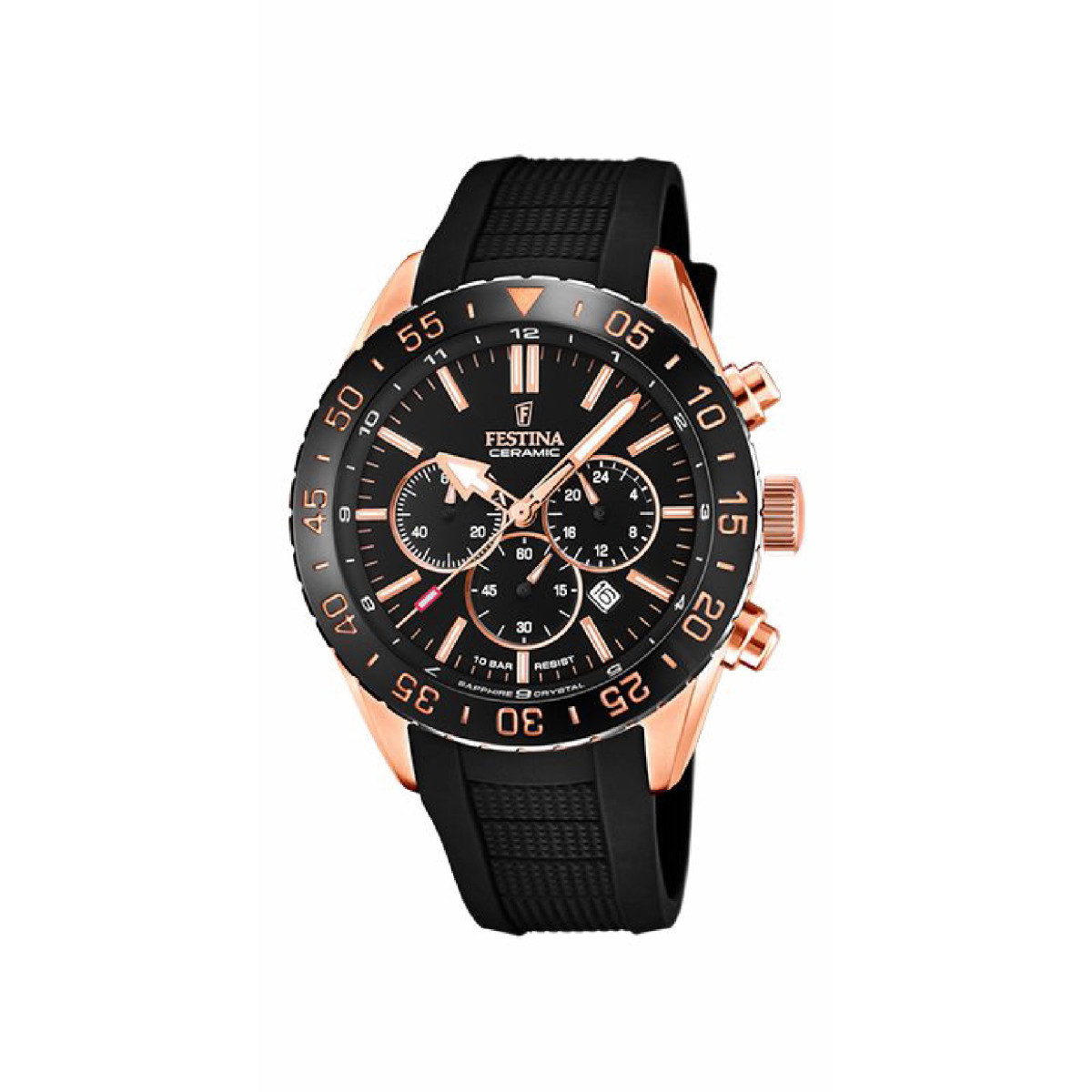 FESTINA CAB.CRONO ACE.ESF.NEGRO. - F20516/2