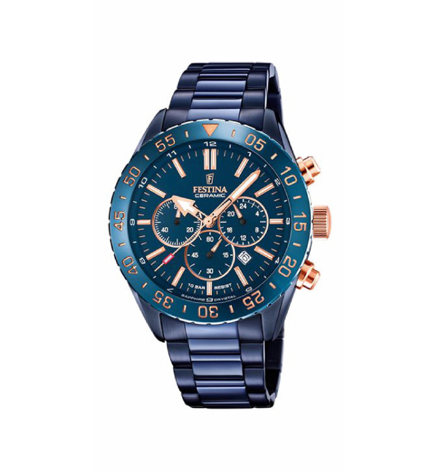 FESTINA CAB.CRONO ACE.ESF.AZUL. - F20576/1