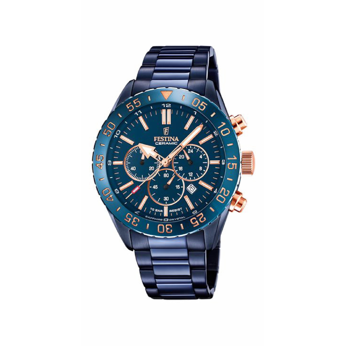 FESTINA CAB.CRONO ACE.ESF.AZUL. - F20576/1