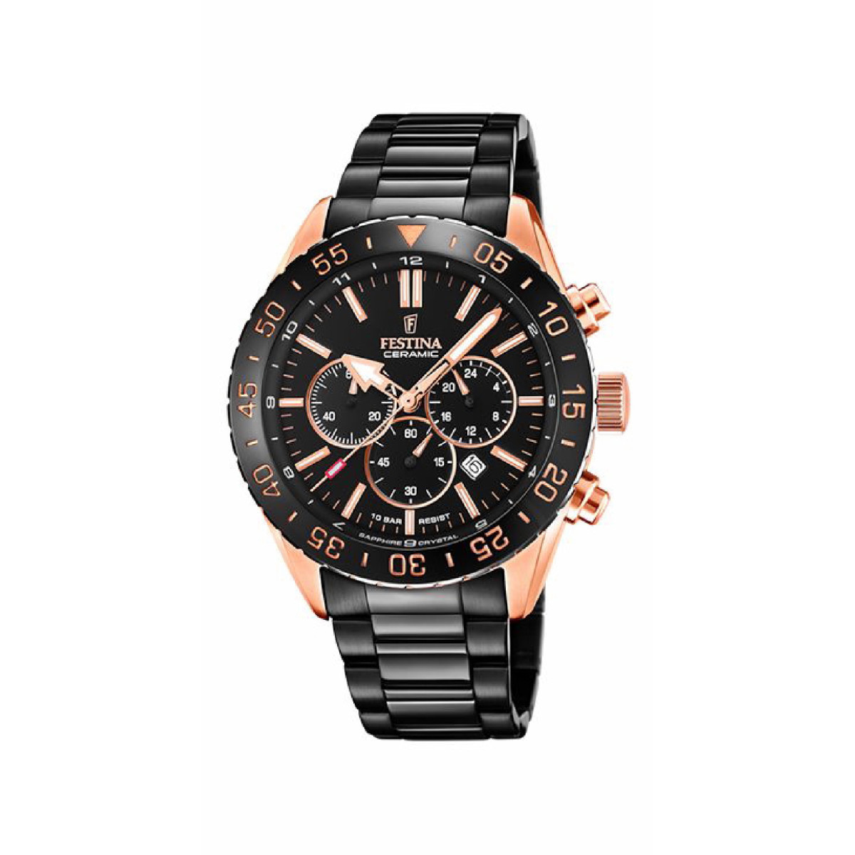 FESTINA CAB.CRONO BICO.ESF.NEGRO. - F20578/1